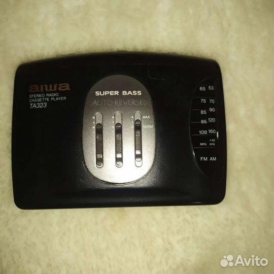 Кассетный плеер Aiwa Ta323 ретро