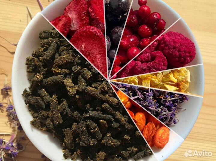 500 г Иван-чай 2024 с цветами,апельсином и ягодами