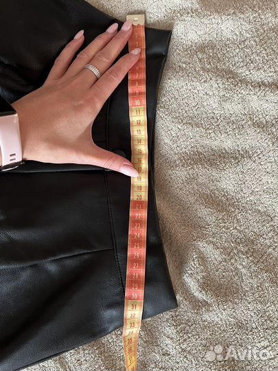 Шорты экокожа