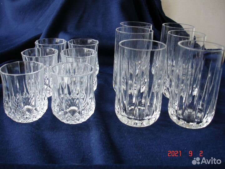 Хрустальные стопки для водки гдр 70 гг
