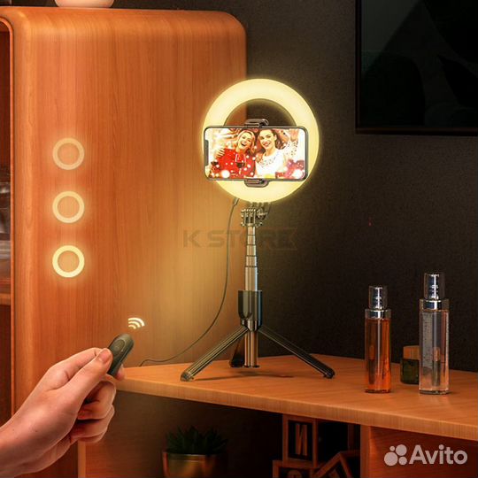 Кольцевая лампа для селфи hoco LV03