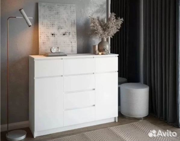Комод белый мадера