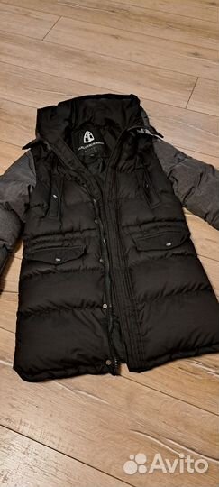 Зимняя куртка-пуховик на мальчика на 11-12 лет