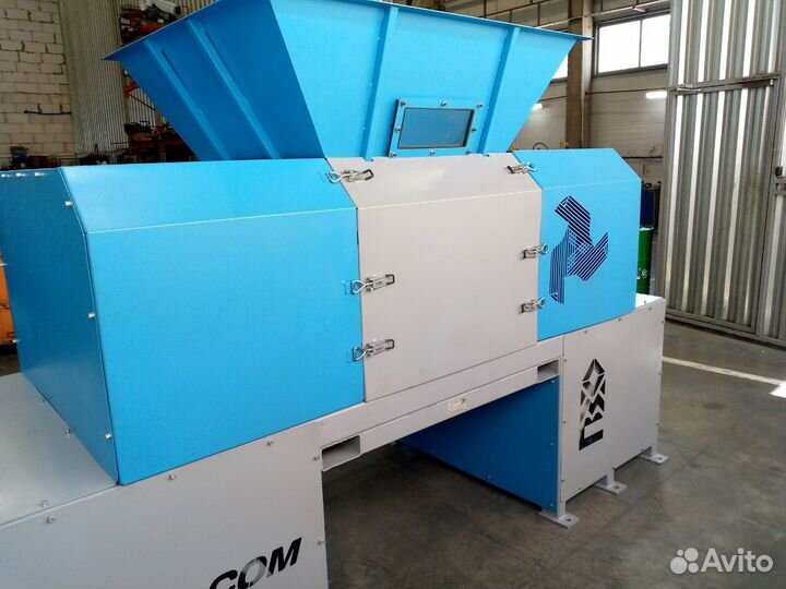 Промышленный шредер для пластика, тко, рти и др