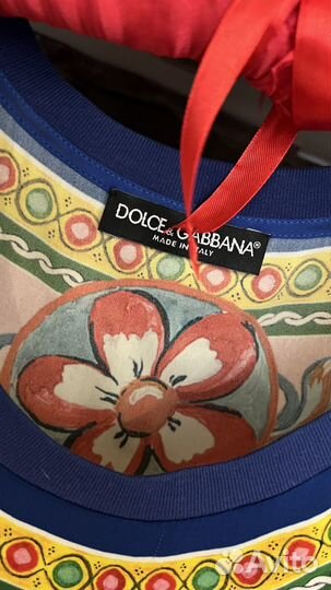 Топ dolce gabbana шелк оригинал 40р