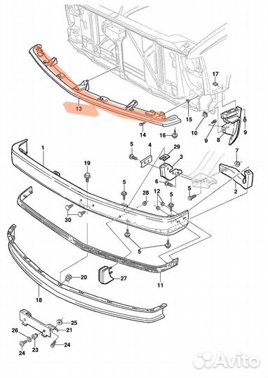 Вставка в бампер Тахо Юкон Субурбан GMT400 Gmt410