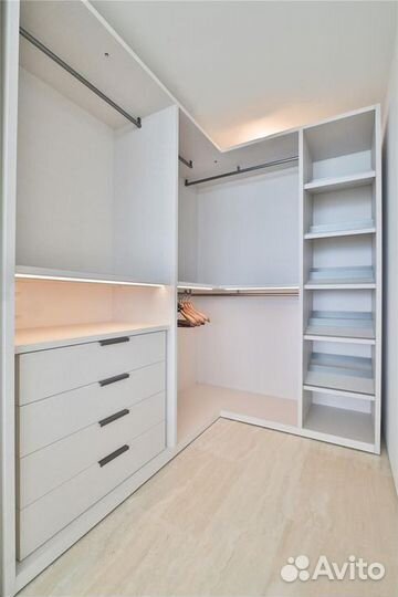 Гардеробная на заказ под ключ