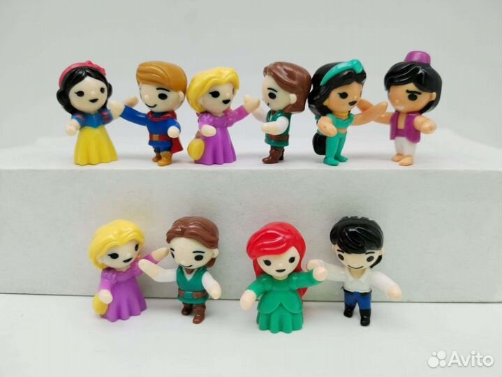 Игрушки из киндер сюрприз Принцессы Диснея 2017