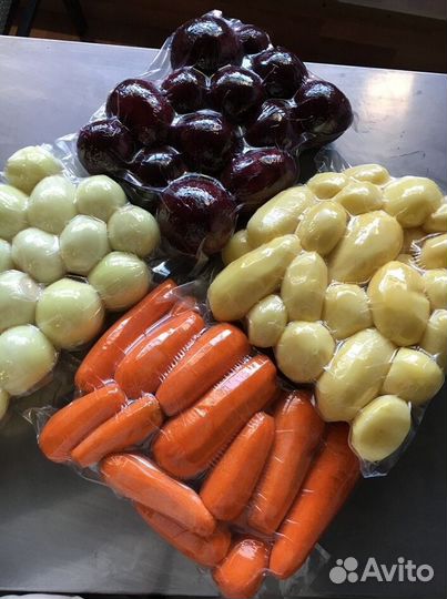 Овощи в вакумной упаковке