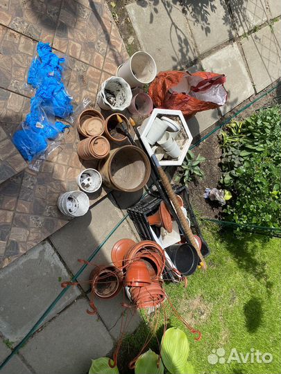 Горшок для цветов, перчатки, подвесные кашпо