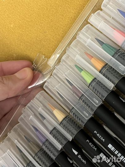 Акварельные маркеры Mobee б/у