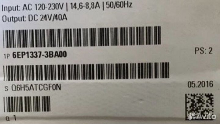 Блок питания siemens sitop 6EP1337-3BA00