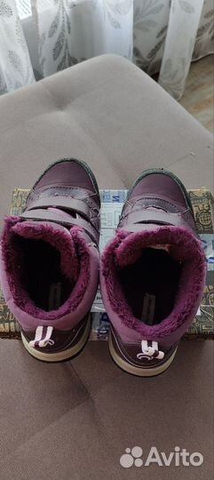 Полуботинки утеплённые для девочки 34