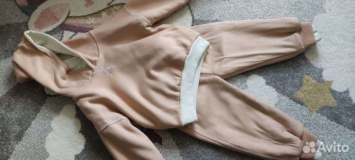 Спортивный костюм с начёсом на девочку 3 года