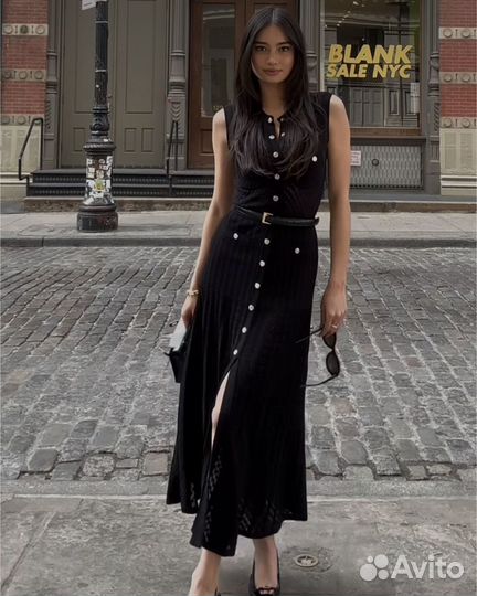 Платье sandro черное