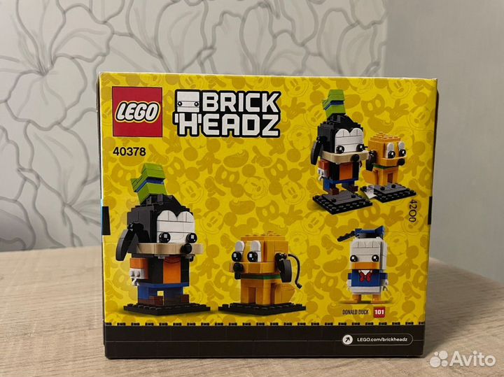 Lego 40378 BrickHeadz Гуфи и Плуто Дисней