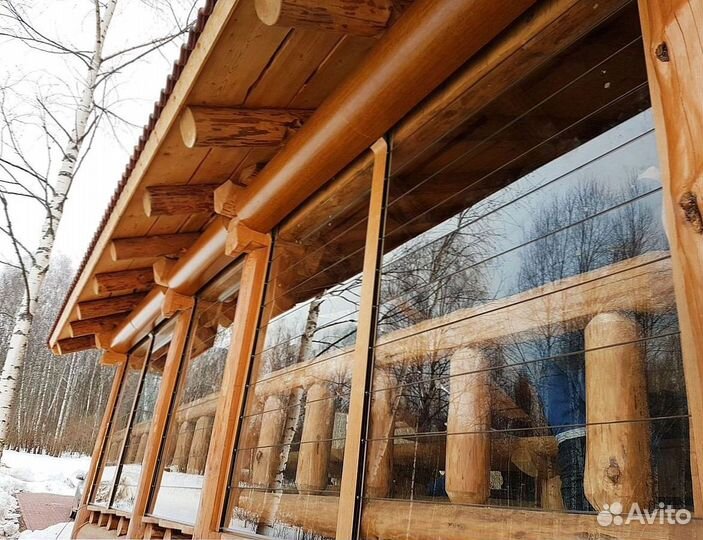 Безрамное (панорамное) остекление веранд