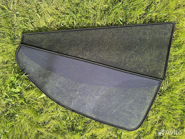 Автошторка магнитная каркасная 2 шт на skoda rapid