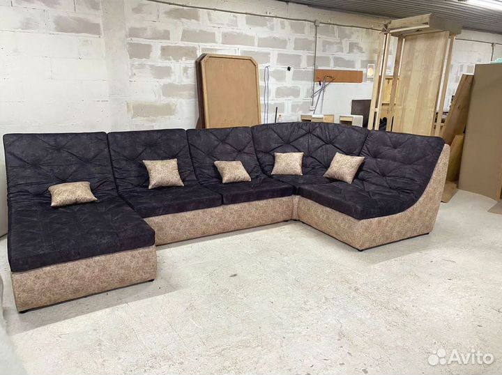 Большой угловой диван на заказ