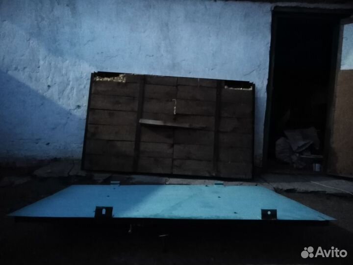 Ворота гаражные металлические бу