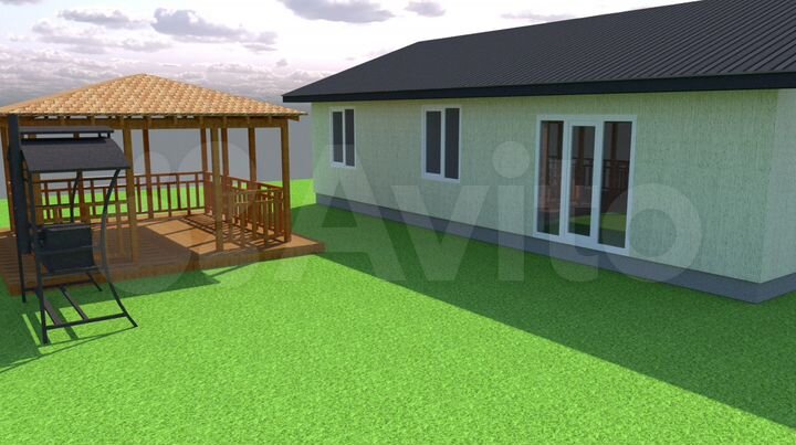 Дом 92 м² на участке 8,4 сот.