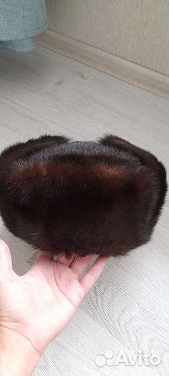 Норковая шапка мужская