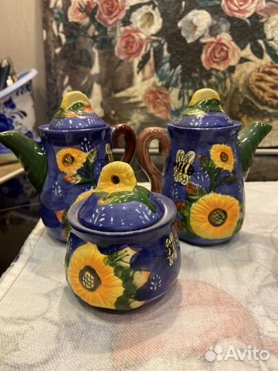 Лебедь гжель емкость для чая