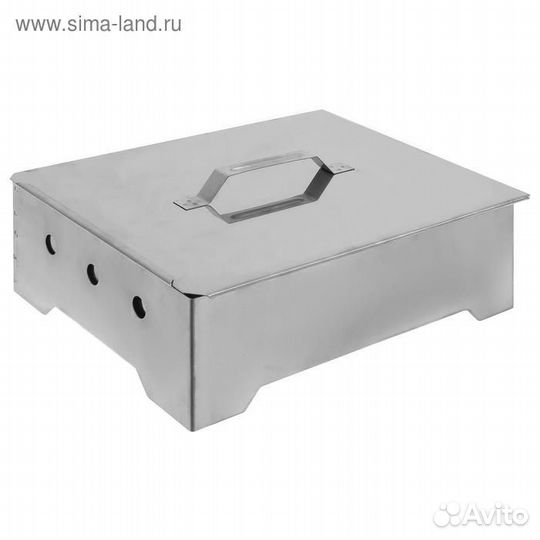 Коптильня-гриль портативная, сталь, 0,8/1,0 мм