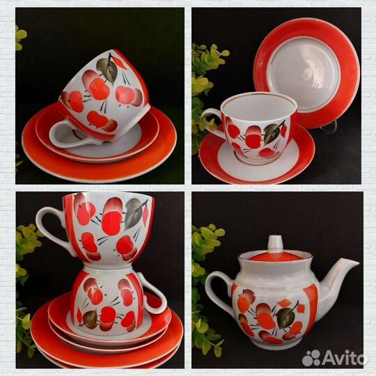 Сервиз чайный времен СССР, попредметно, на добор
