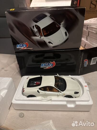 Bbr 1 18 ferrari F430 white