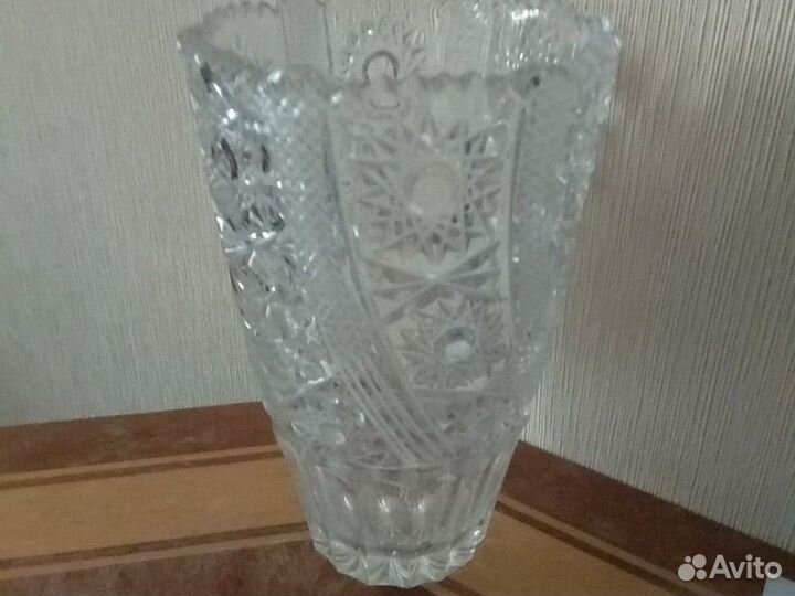 Ваза для цветов хрусталь СССР