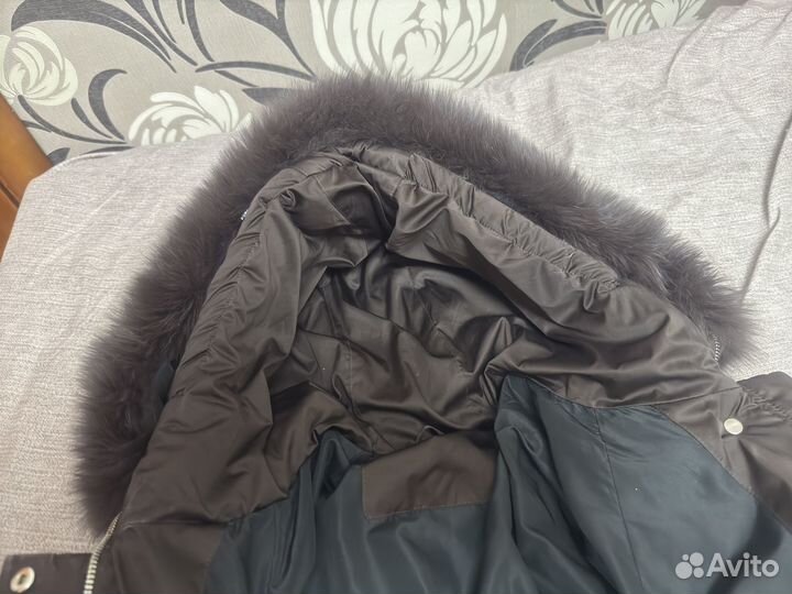 Пуховик женский 46 оверсайз