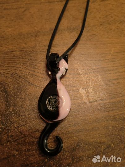 Подвеска мурманское стекло 