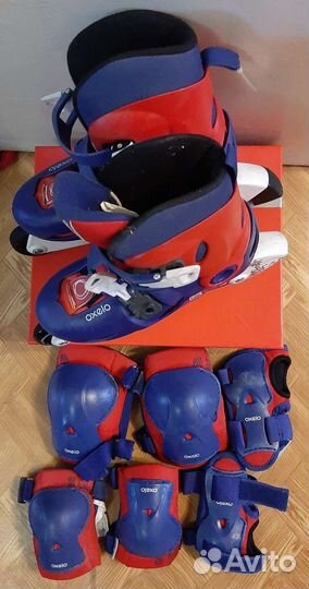 Роликовые коньки детские раздвижные