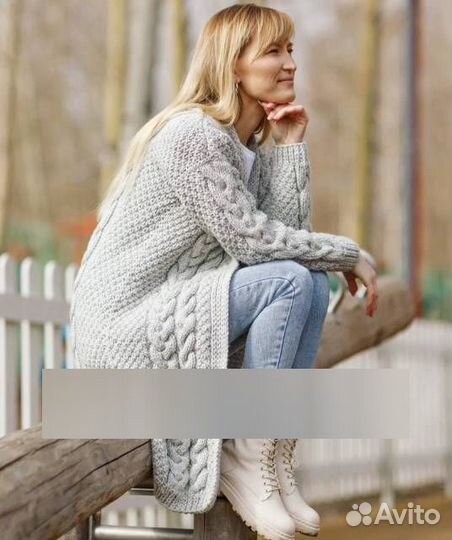 Кардиган ручной работы