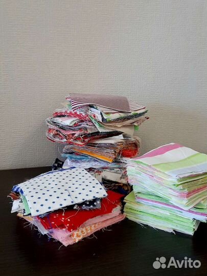 Ткань хб, блоки для пэчворка. 10 на 10 см