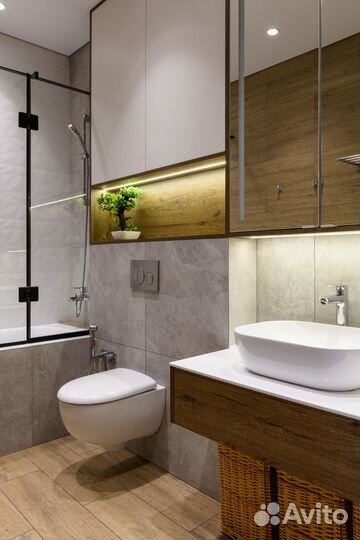 Ремонт ванных комнат туалетов под ключ