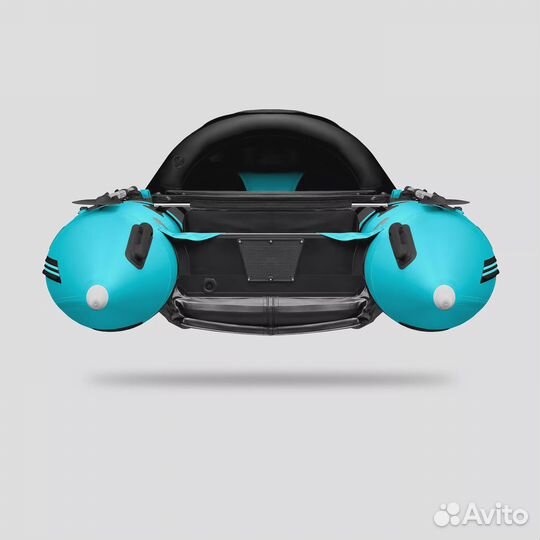 Лодка Gladiator E330PRO Черно-бирюзовый