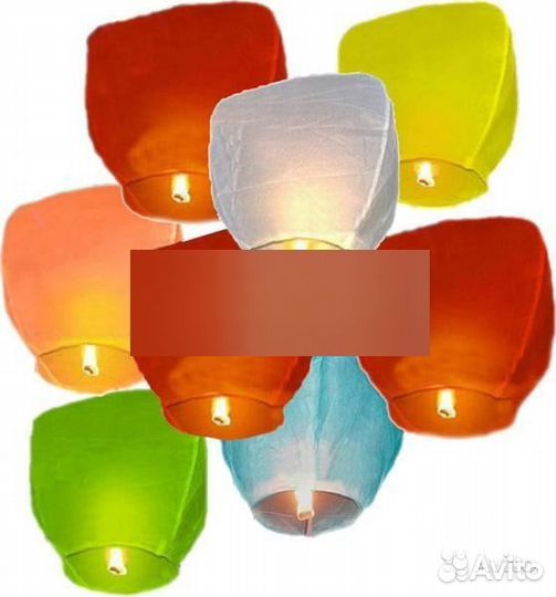 Небесные фонарики, воздушные