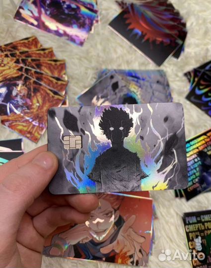 Голографические наклейки на банковскую карту