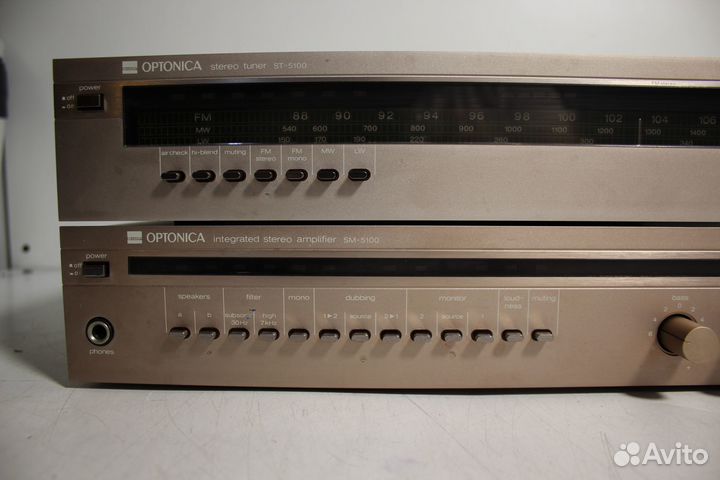 Optonica SM-5100HB+ST-5100HB Усилитель +Тюнер