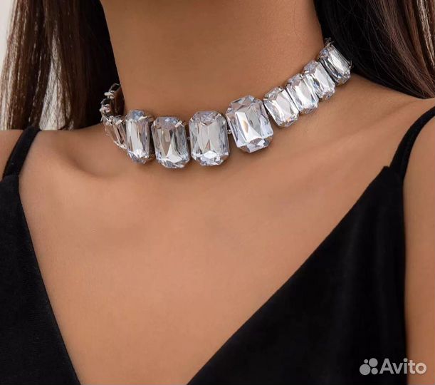Новый чокер колье крупное Бижутерия