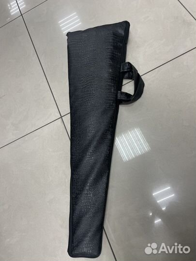 Набор шампуров в кожаном чехле