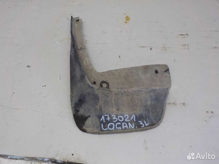 Брызговик renault logan задний левый
