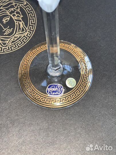 Бокалы versace для вина