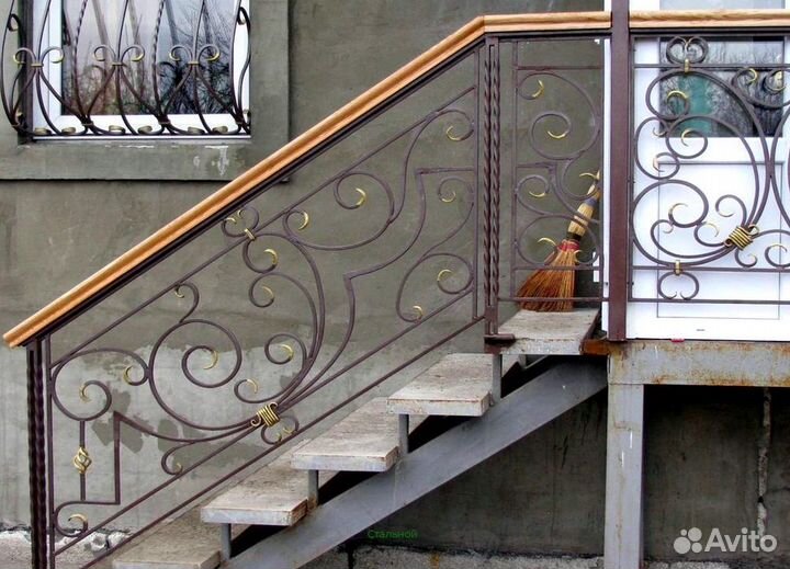 Кованые лестницы для дома