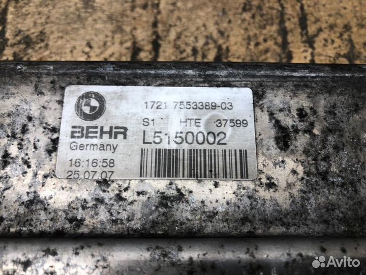 Теплообменник масляного фильтра Bmw X5 E70 N52B30