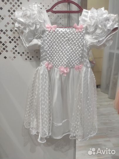 Нарядное платье для девочки 98