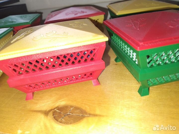 Фигурки Гжель в подарочных шкатулках СССР