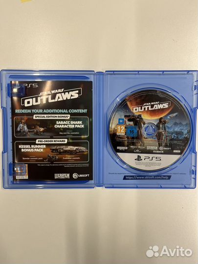 Star Wars Outlaws ps5 диск